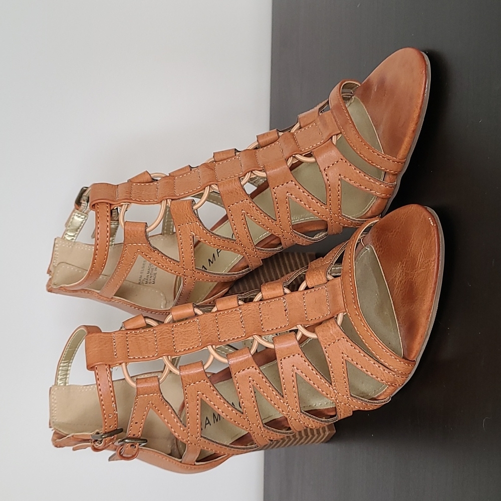 Rampage - Elsies - caged, open-toe heel - sz 7.5